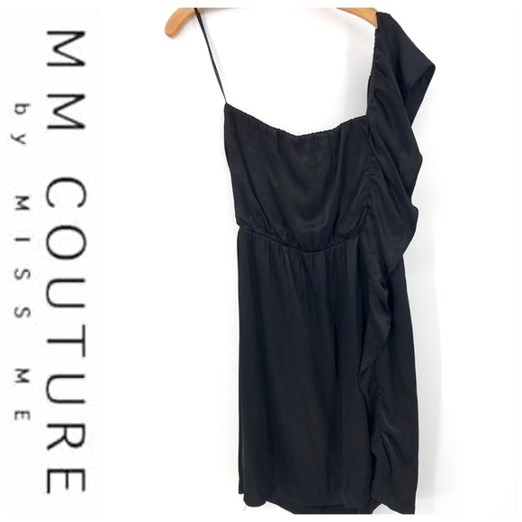 💕SALE💕MM Couture Miss Me Black Ruffle Dress - Picture 5 of 8